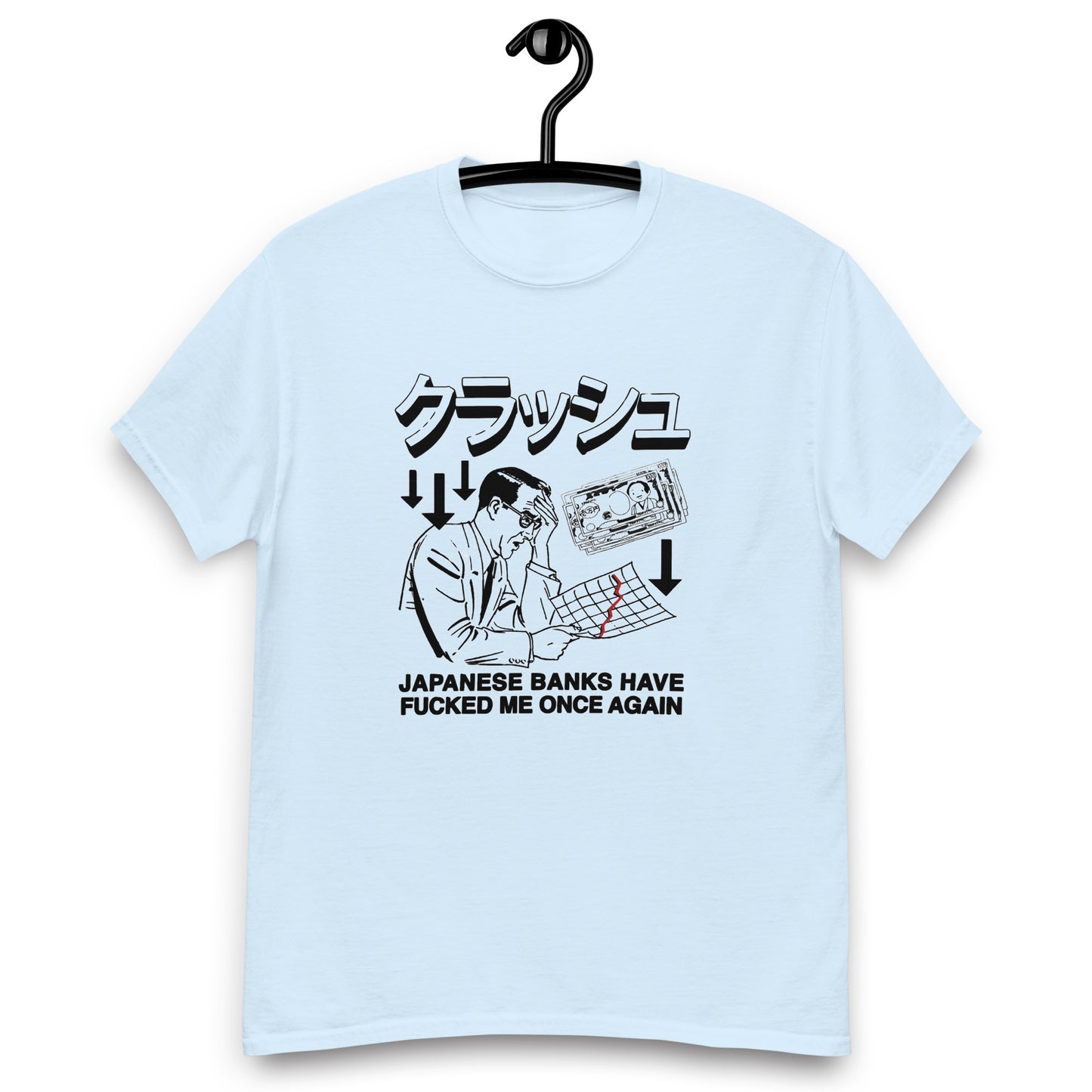 Japanese Banks Have Fucked Me Once Again Unisex classic tee