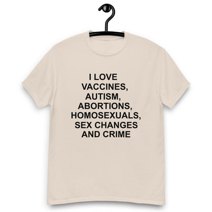 I LOVE VACCINES, AUTISM SHIRT