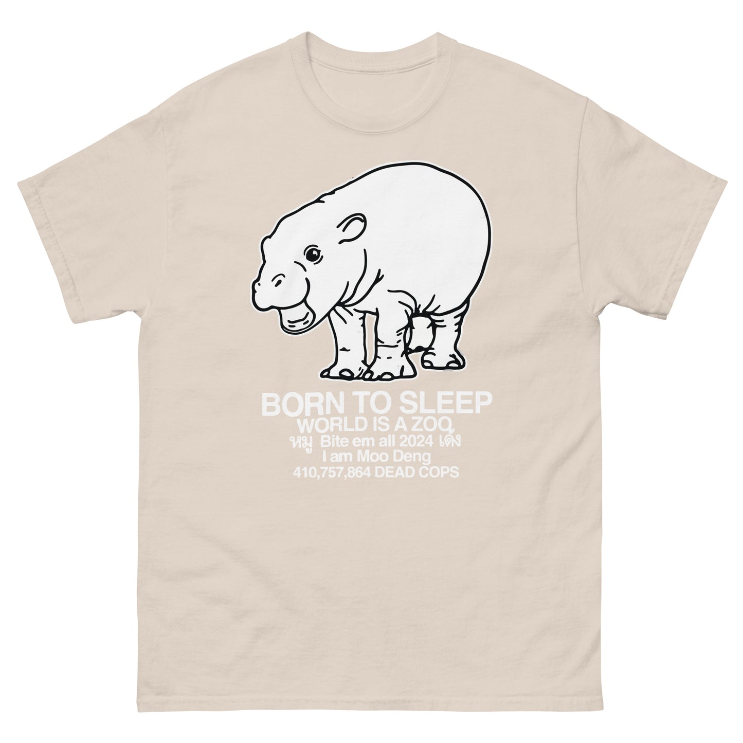 Moo Deng: Born to Sleep shirt