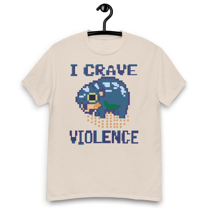 I Crave Violence Moo Deng Pixel Art Shirt