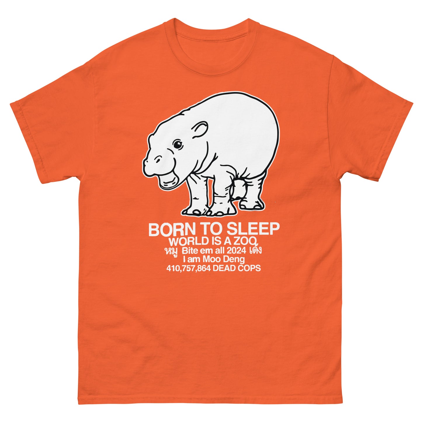 Moo Deng: Born to Sleep shirt