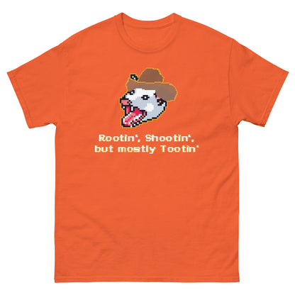 Rootin', Shootin', but mostly Tootin' shirt