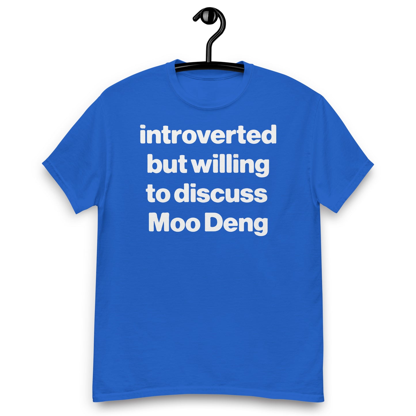 Introverted But Willing To Discuss Moo Deng shirt