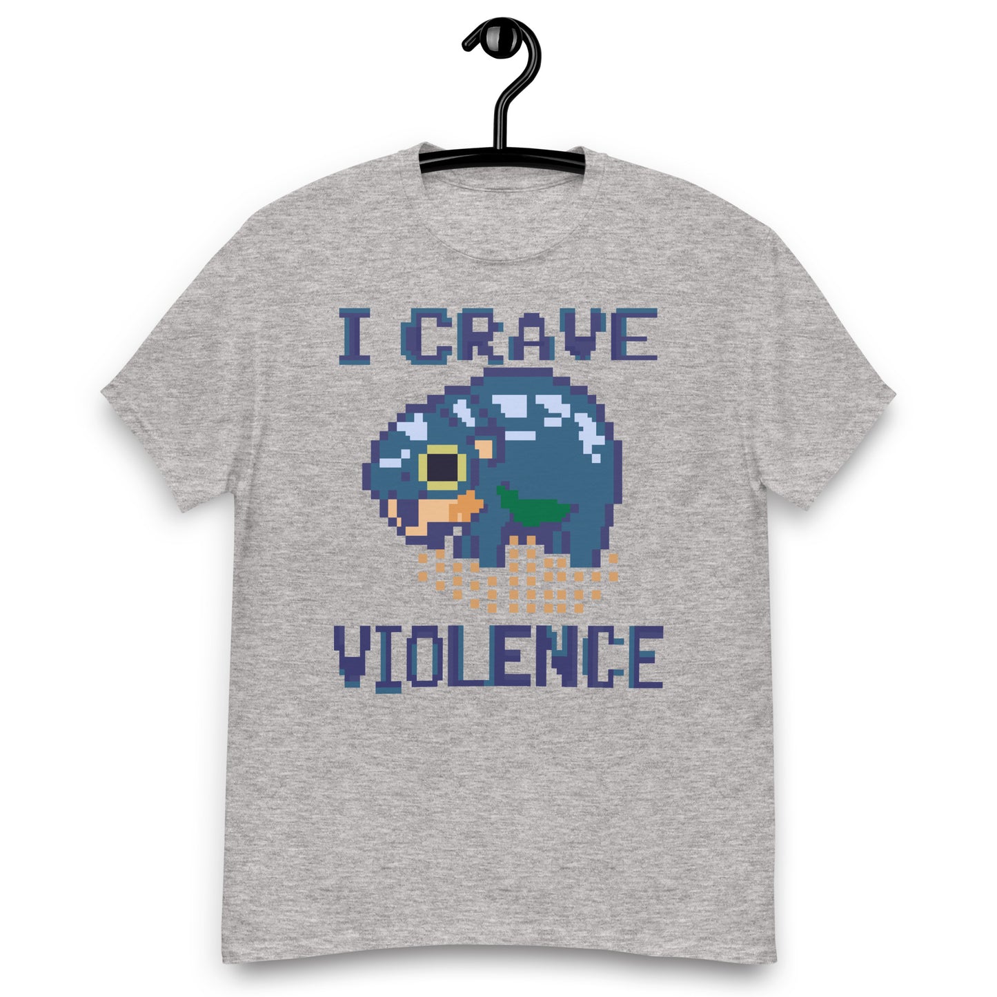 I Crave Violence Moo Deng Pixel Art Shirt