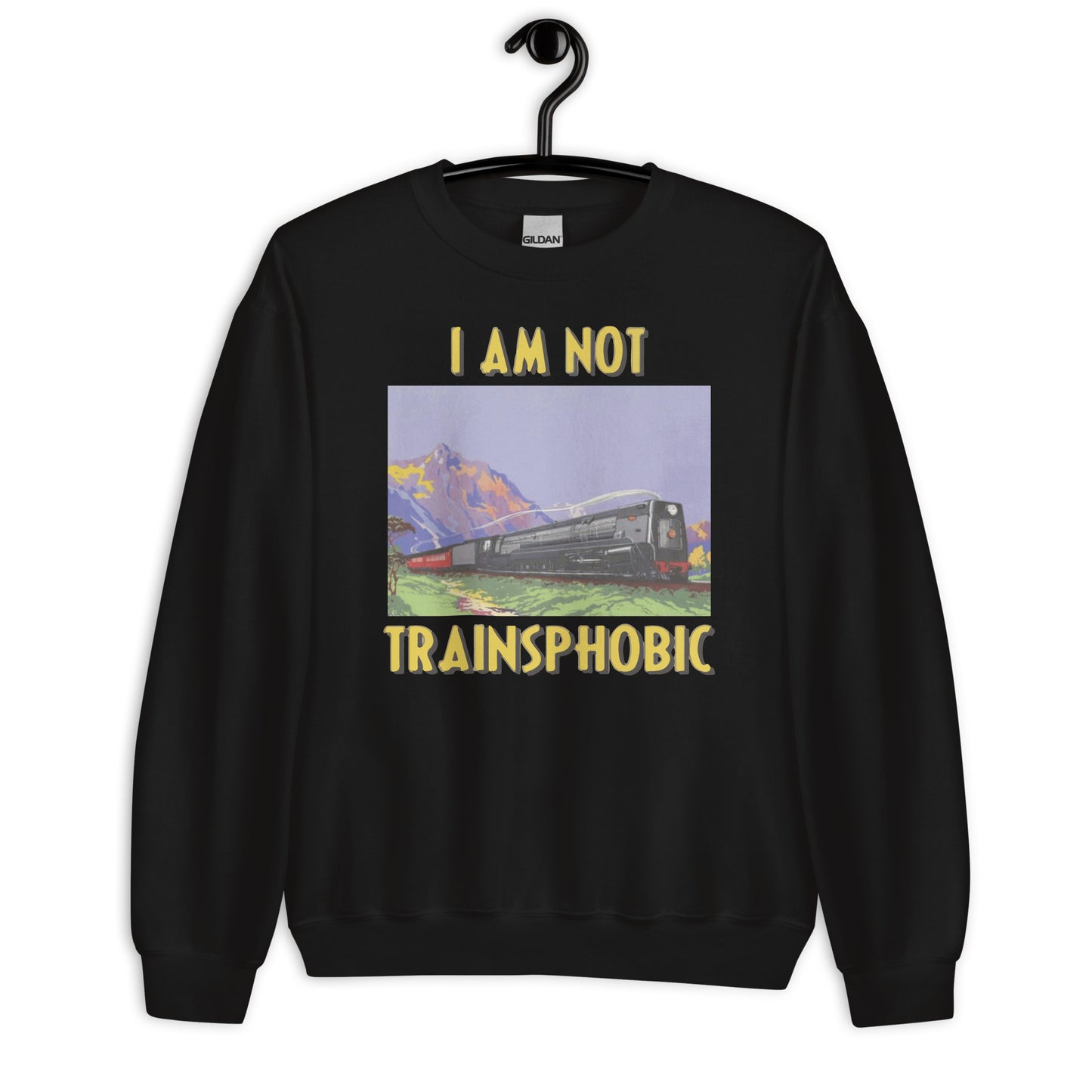 I Am Not Trainsphobic Unisex Sweatshirt