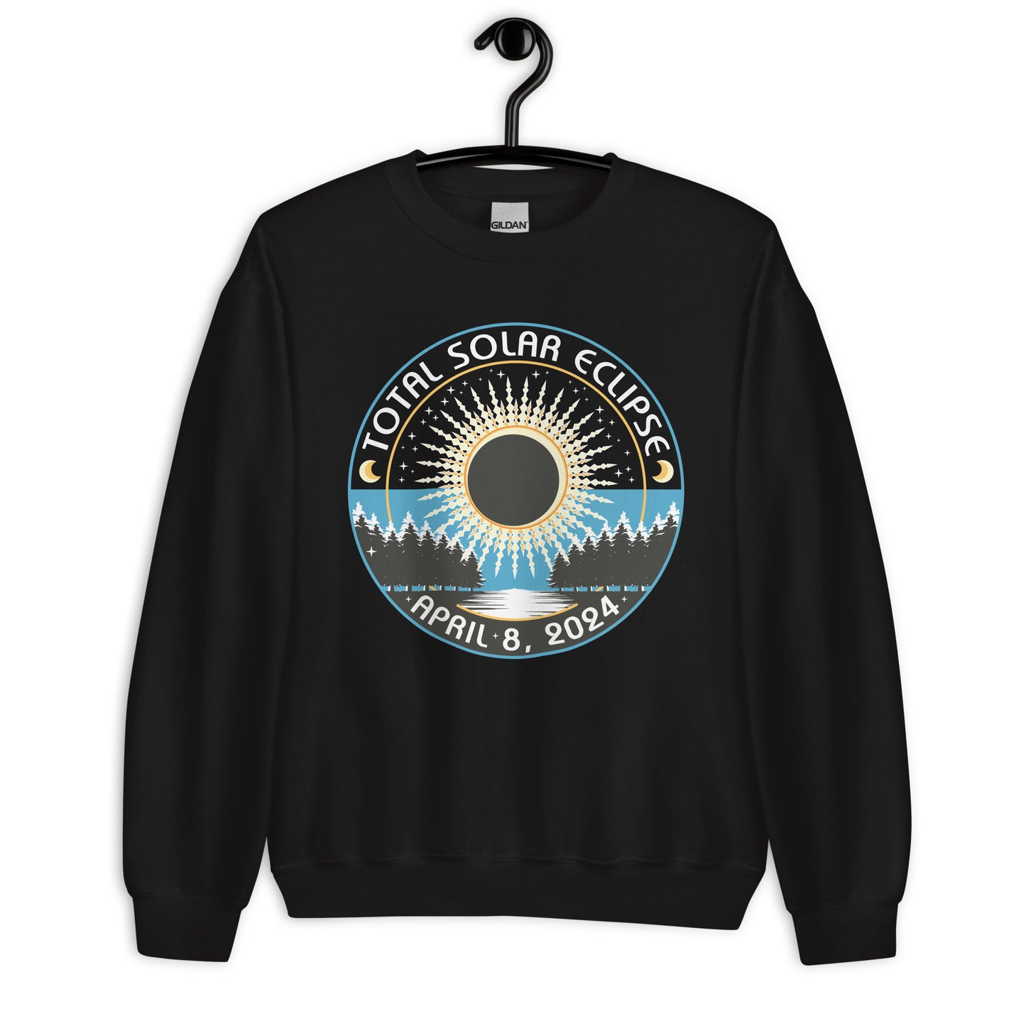 Total Solar Eclipse 2024 Unisex Sweatshirt