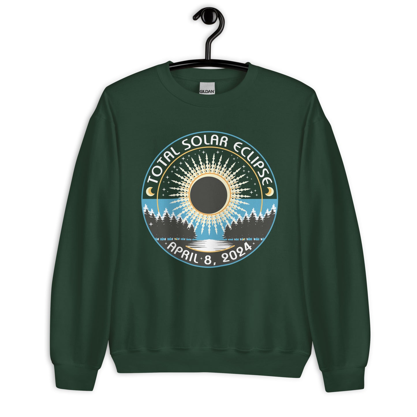 Total Solar Eclipse 2024 Unisex Sweatshirt