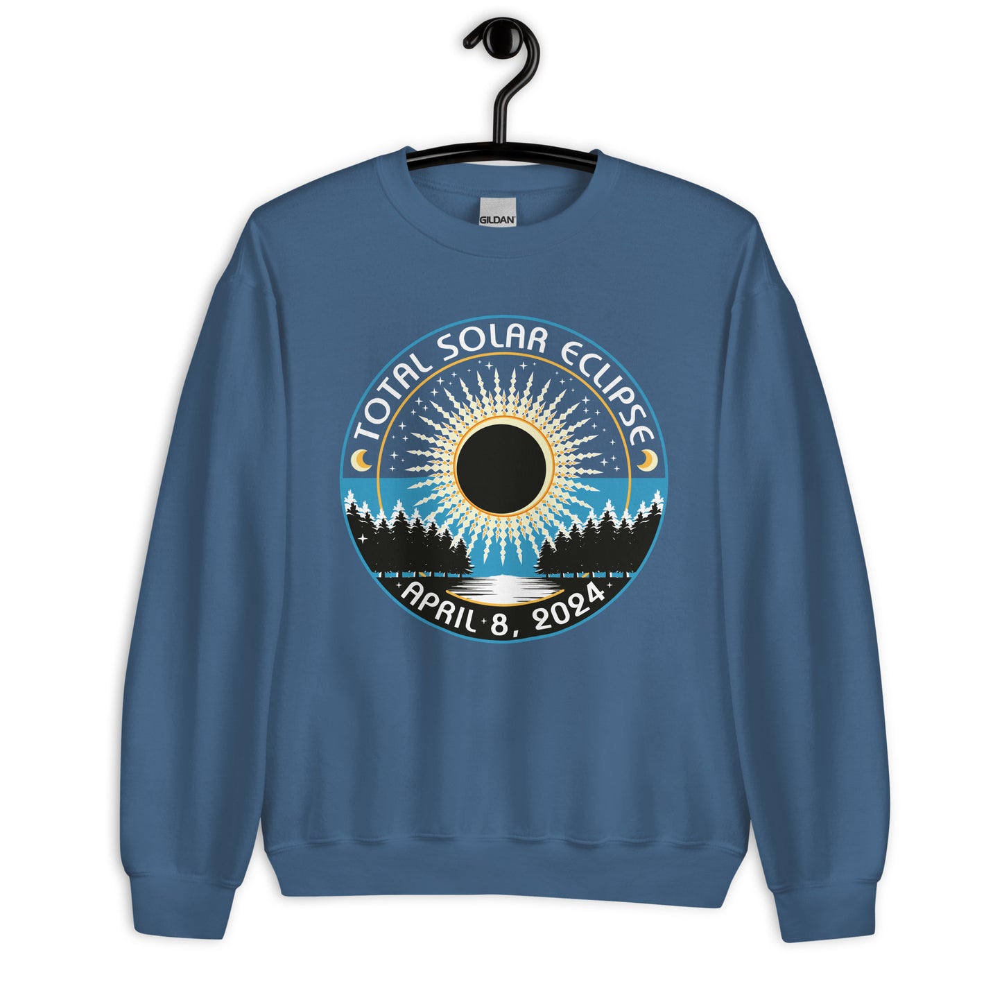 Total Solar Eclipse 2024 Unisex Sweatshirt