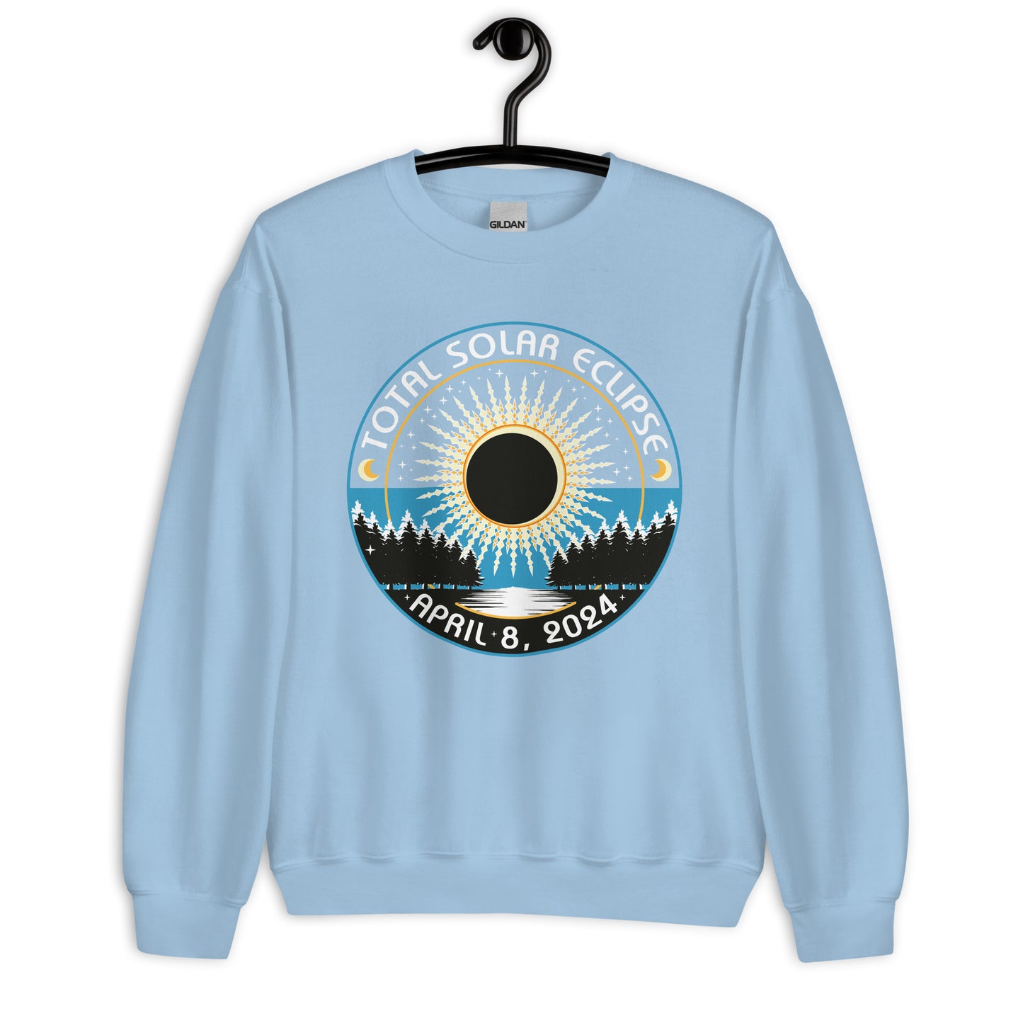 Total Solar Eclipse 2024 Unisex Sweatshirt