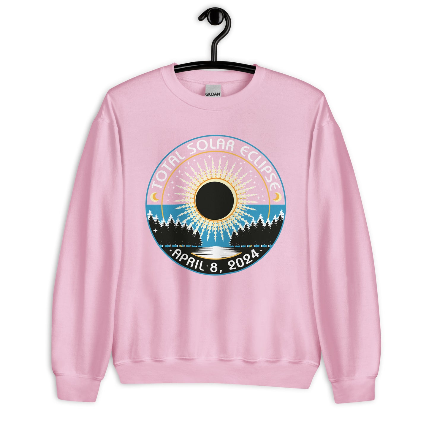 Total Solar Eclipse 2024 Unisex Sweatshirt