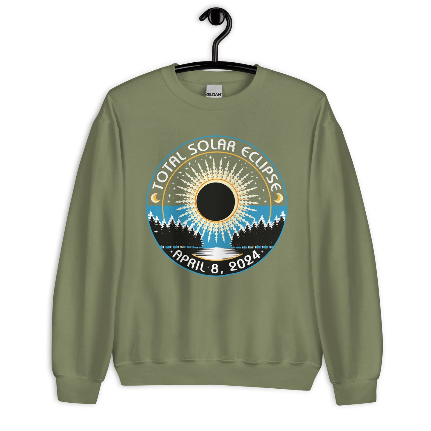 Total Solar Eclipse 2024 Unisex Sweatshirt