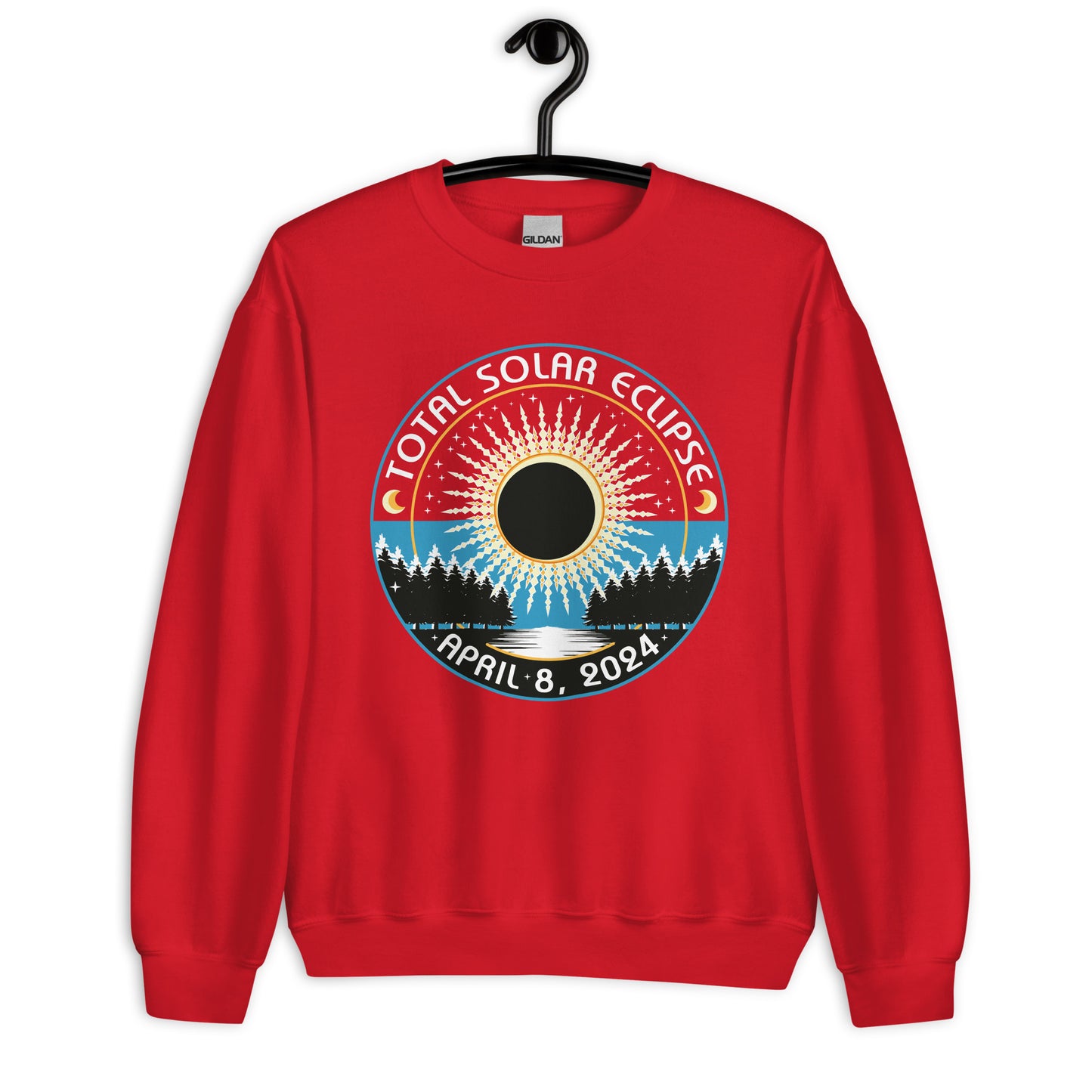 Total Solar Eclipse 2024 Unisex Sweatshirt