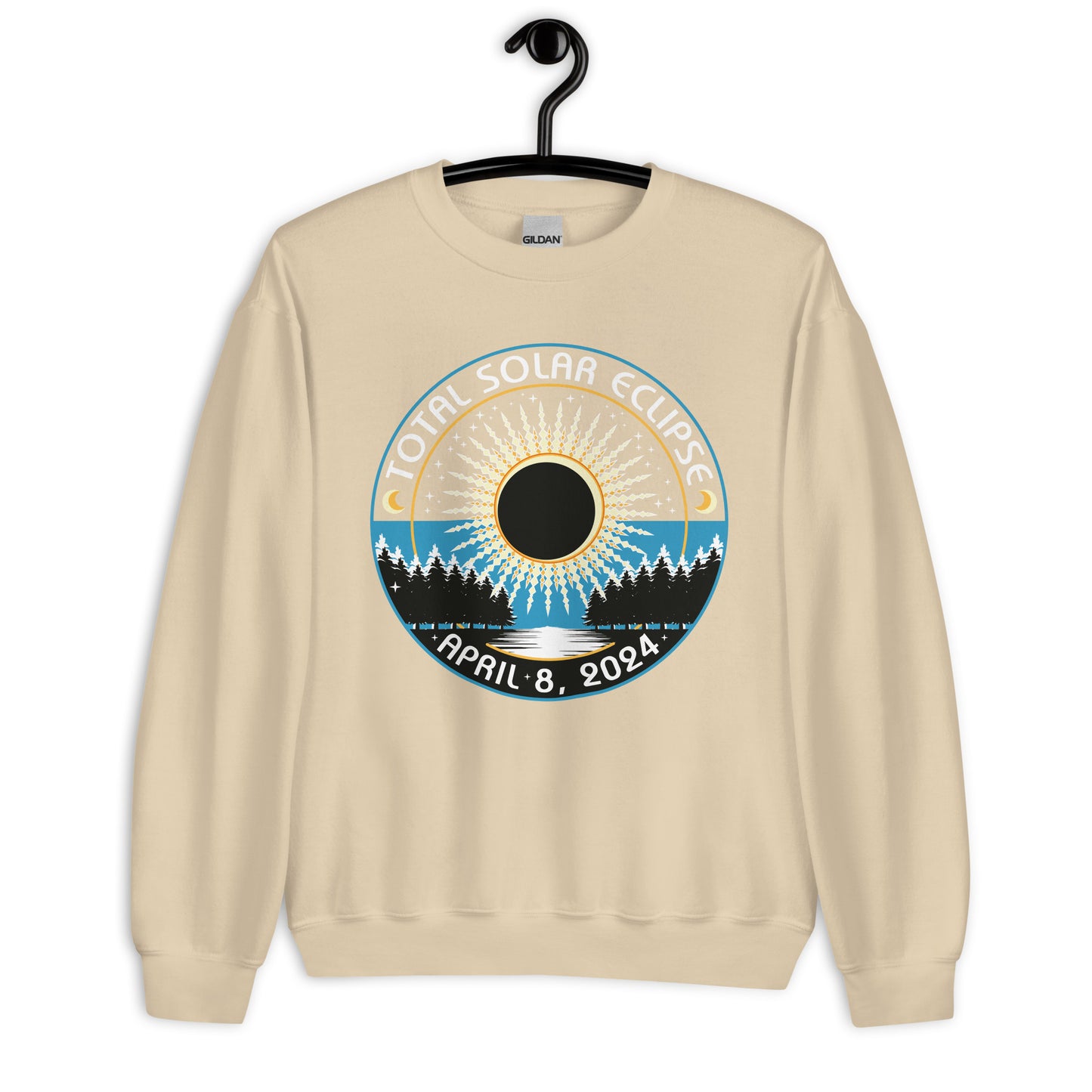 Total Solar Eclipse 2024 Unisex Sweatshirt