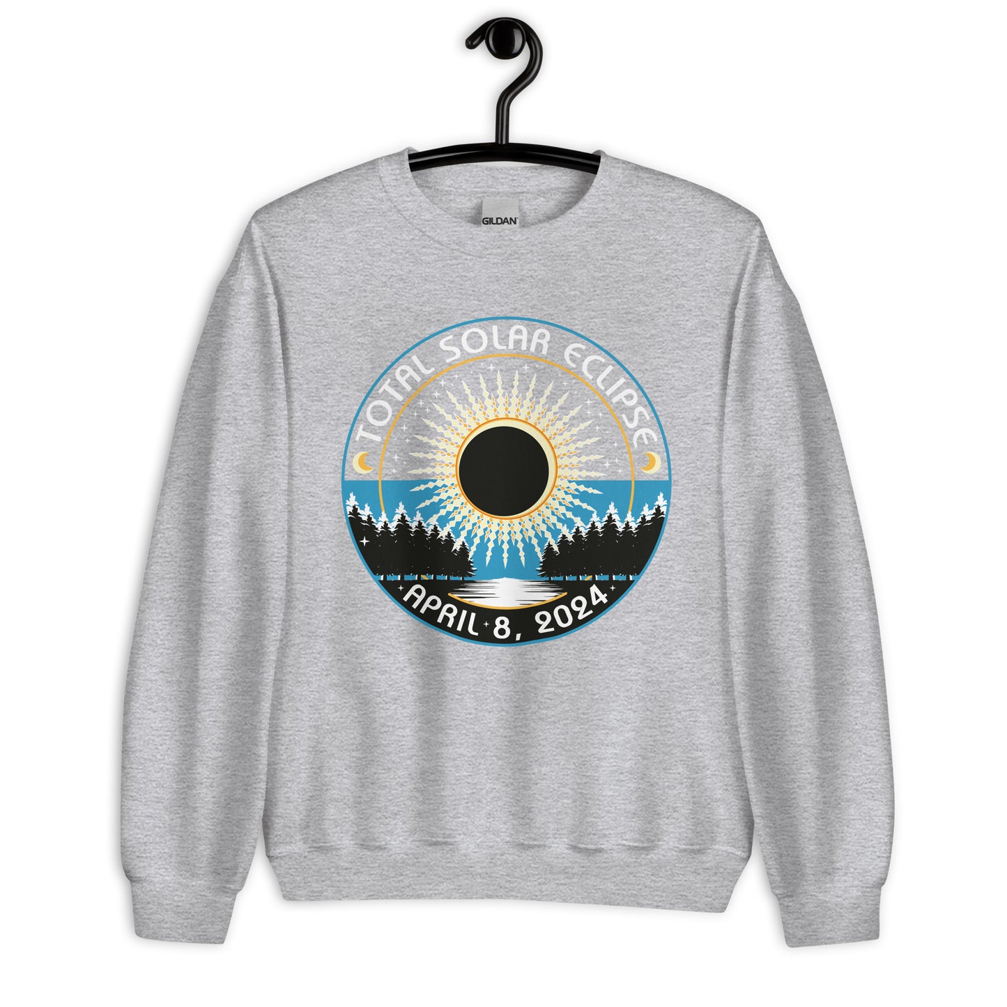 Total Solar Eclipse 2024 Unisex Sweatshirt