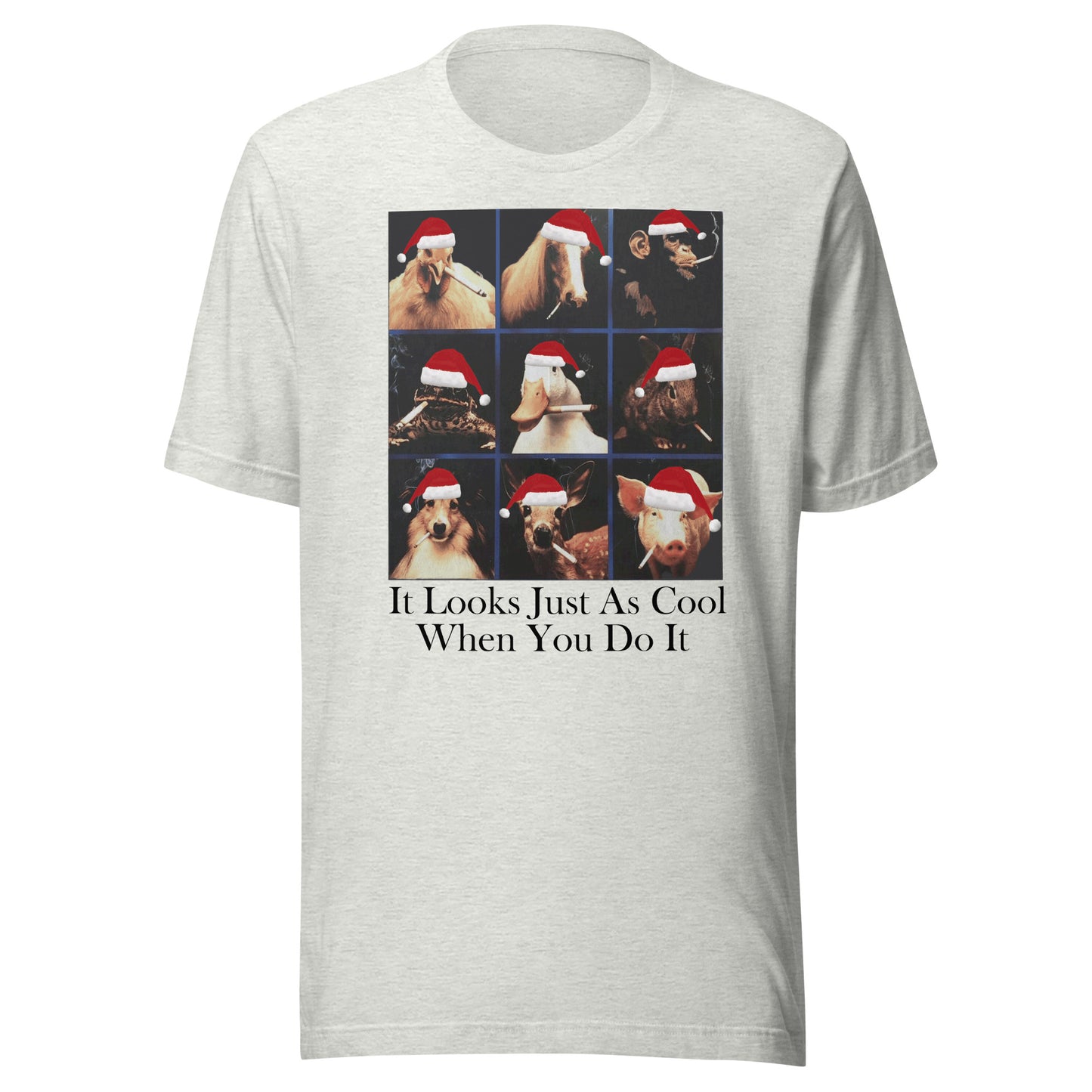 It Looks Just As Cool When You Do It Christmas Hat Unisex t-shirt