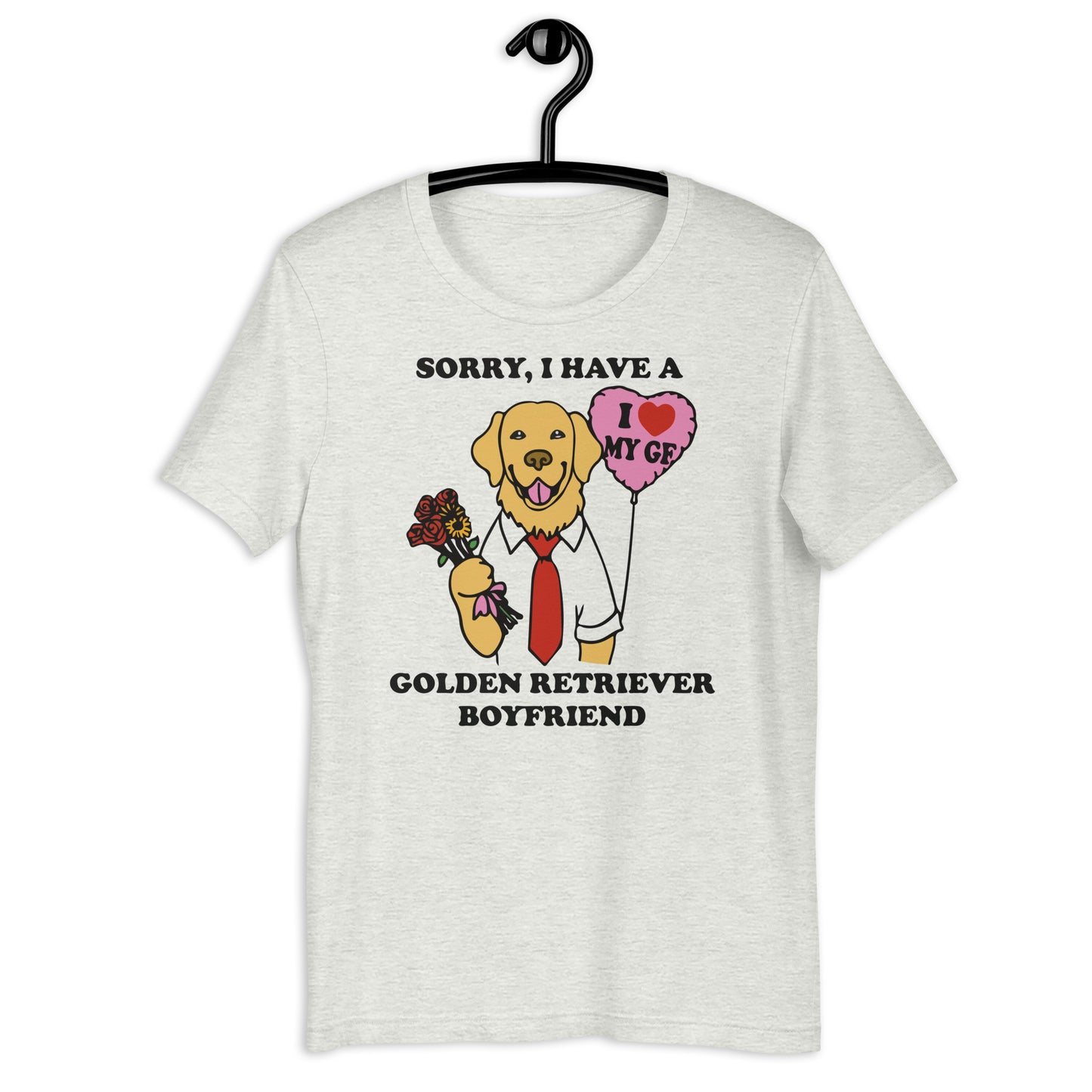 Golden Retriever Boyfriend Unisex t-shirt