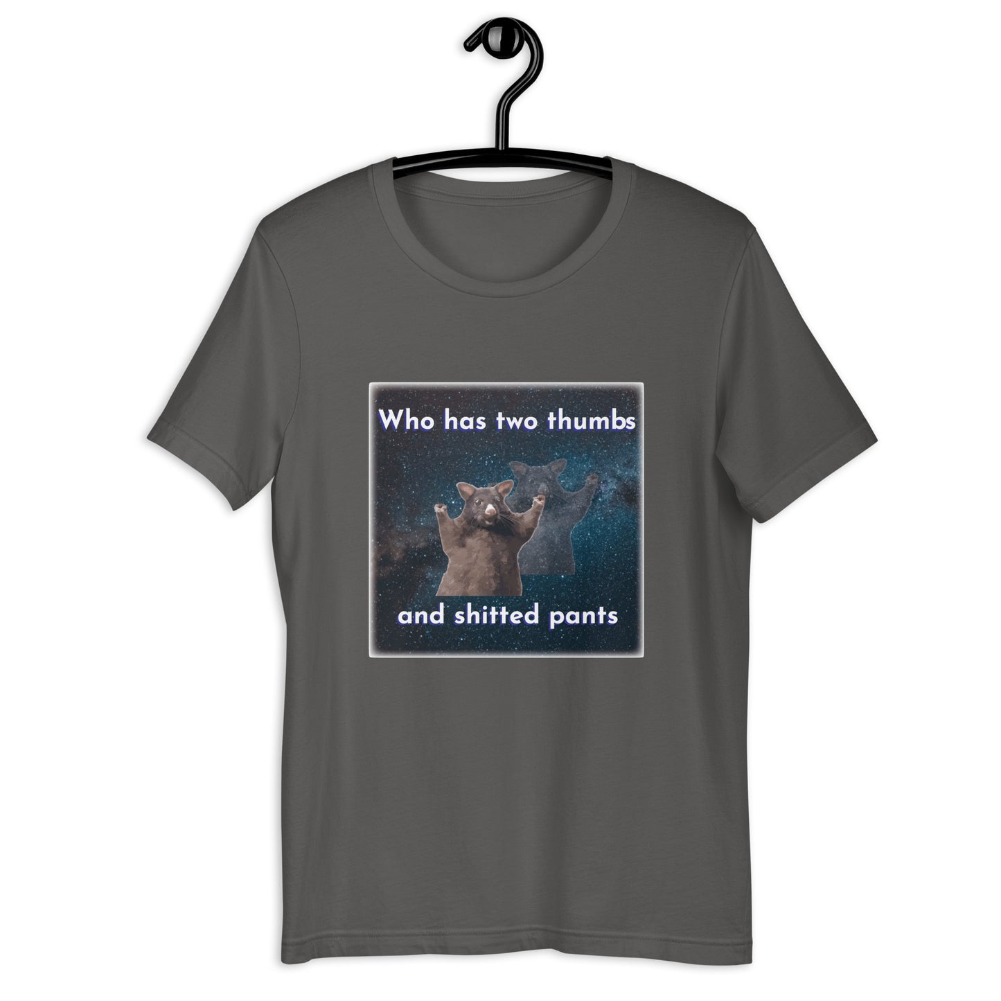 who has two thumbs Unisex t-shirt