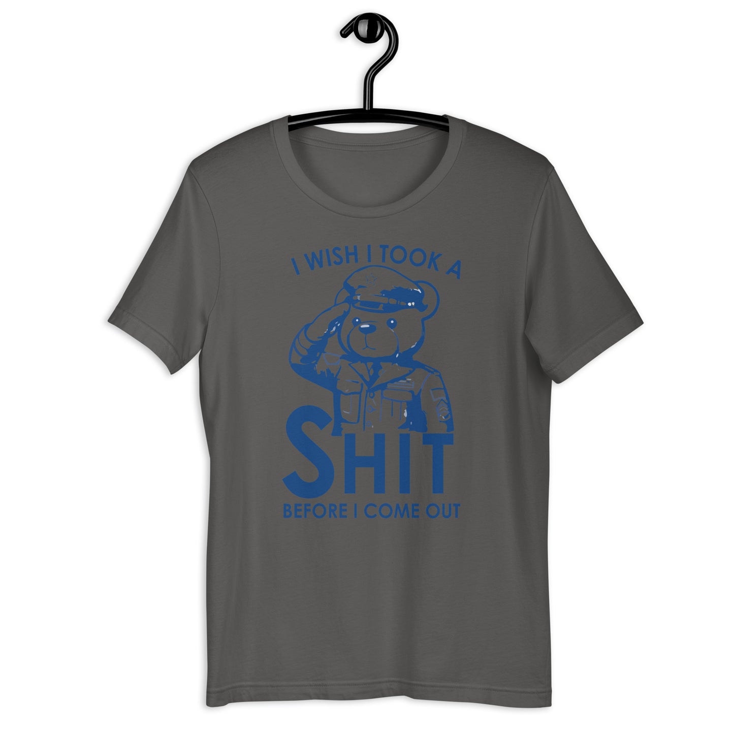 I wish i took a shit before i come out Unisex t-shirt