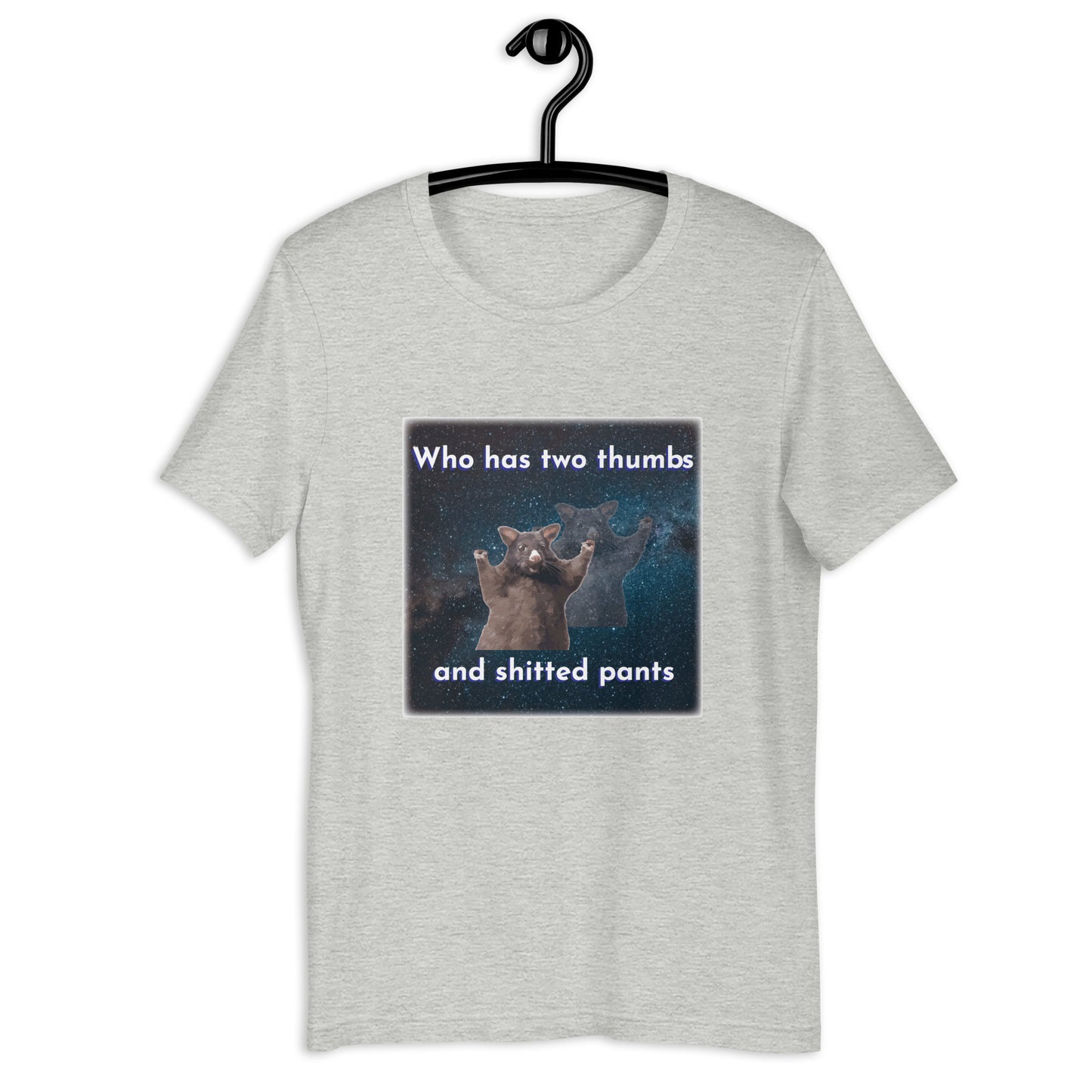 who has two thumbs Unisex t-shirt