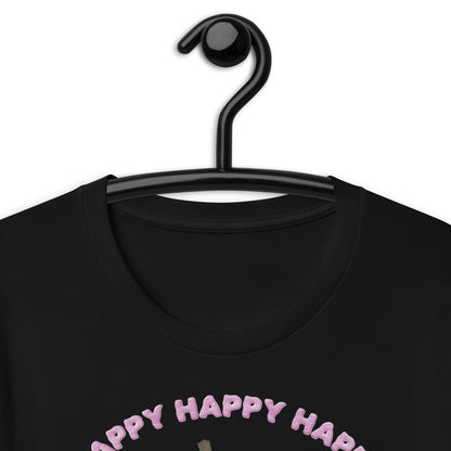 Happy Happy Happy cat meme Unisex t-shirt