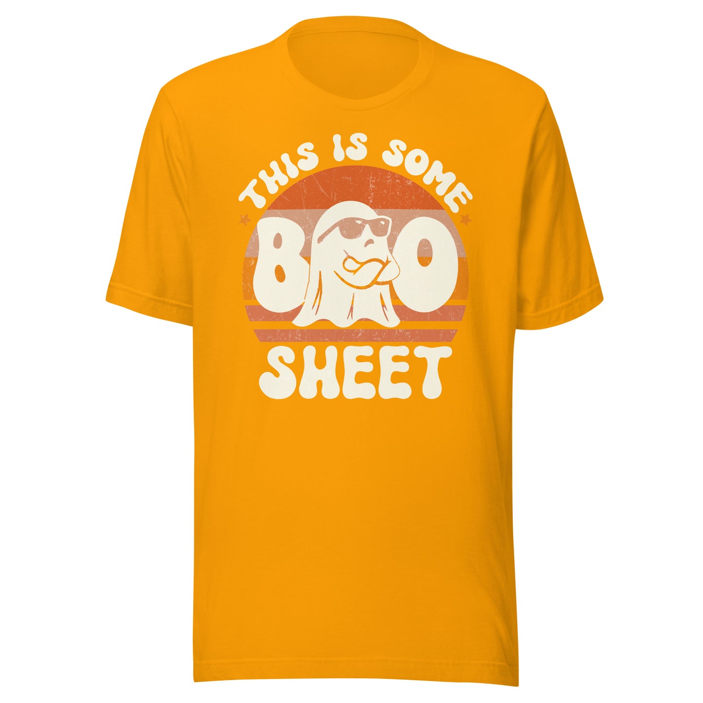 Esta es una camiseta unisex de Halloween de Boo Sheet