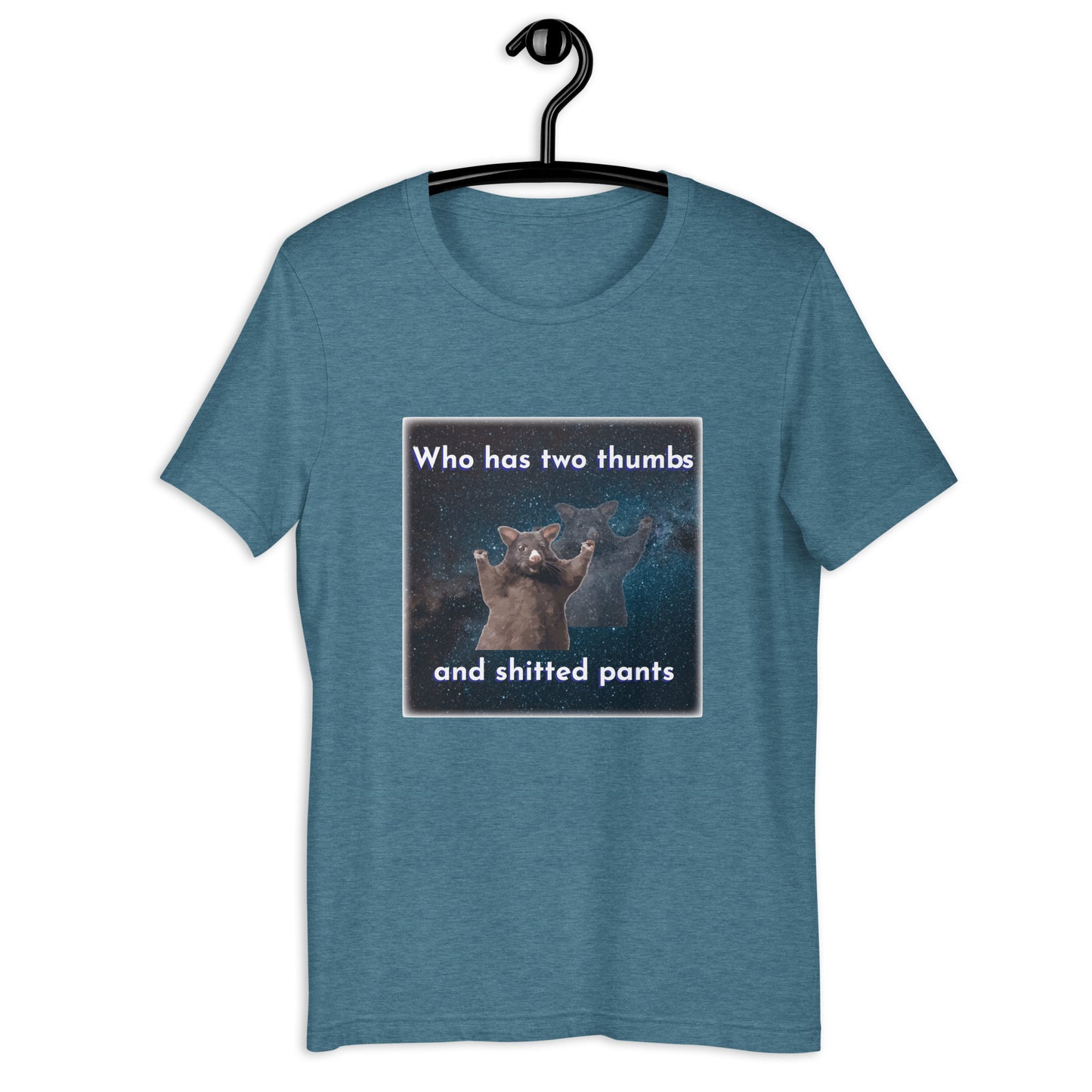 who has two thumbs Unisex t-shirt