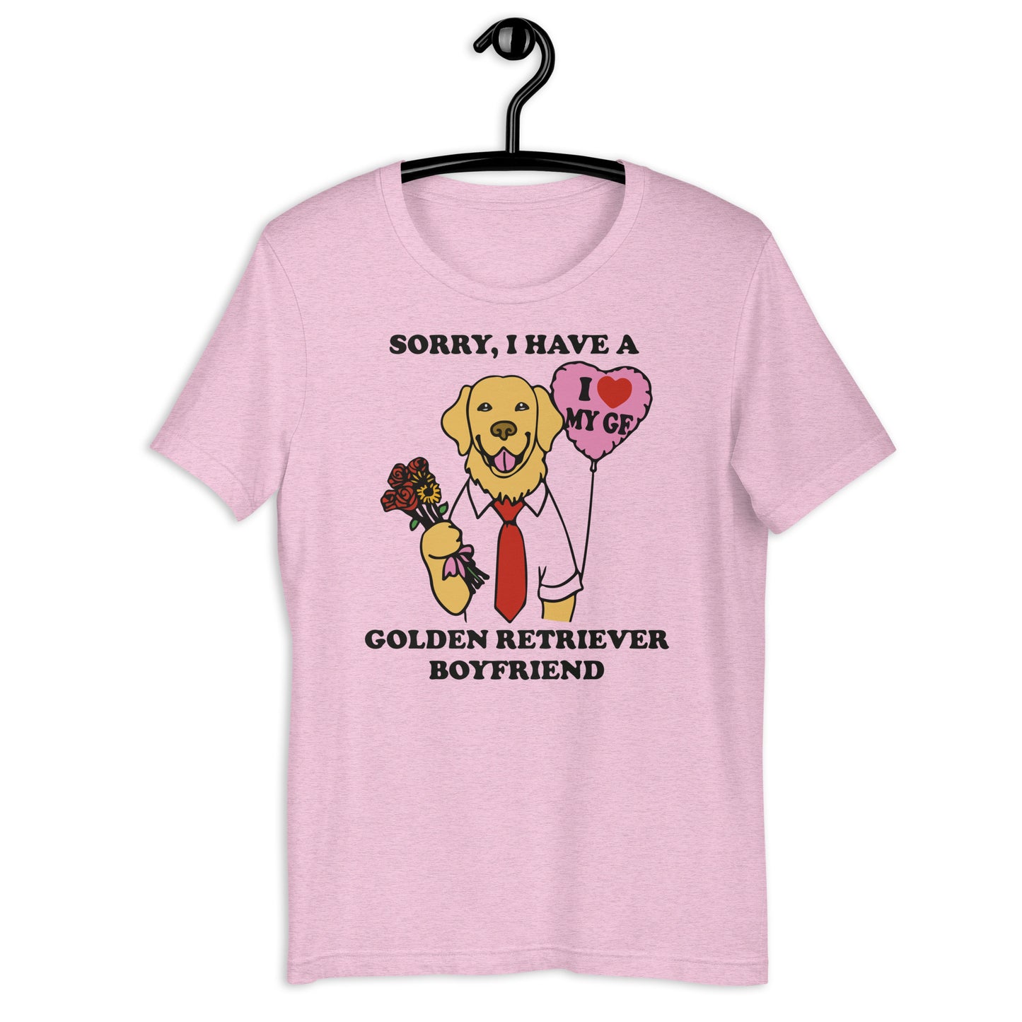 Golden Retriever Boyfriend Unisex t-shirt