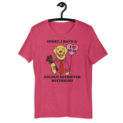 Golden Retriever Boyfriend Unisex t-shirt