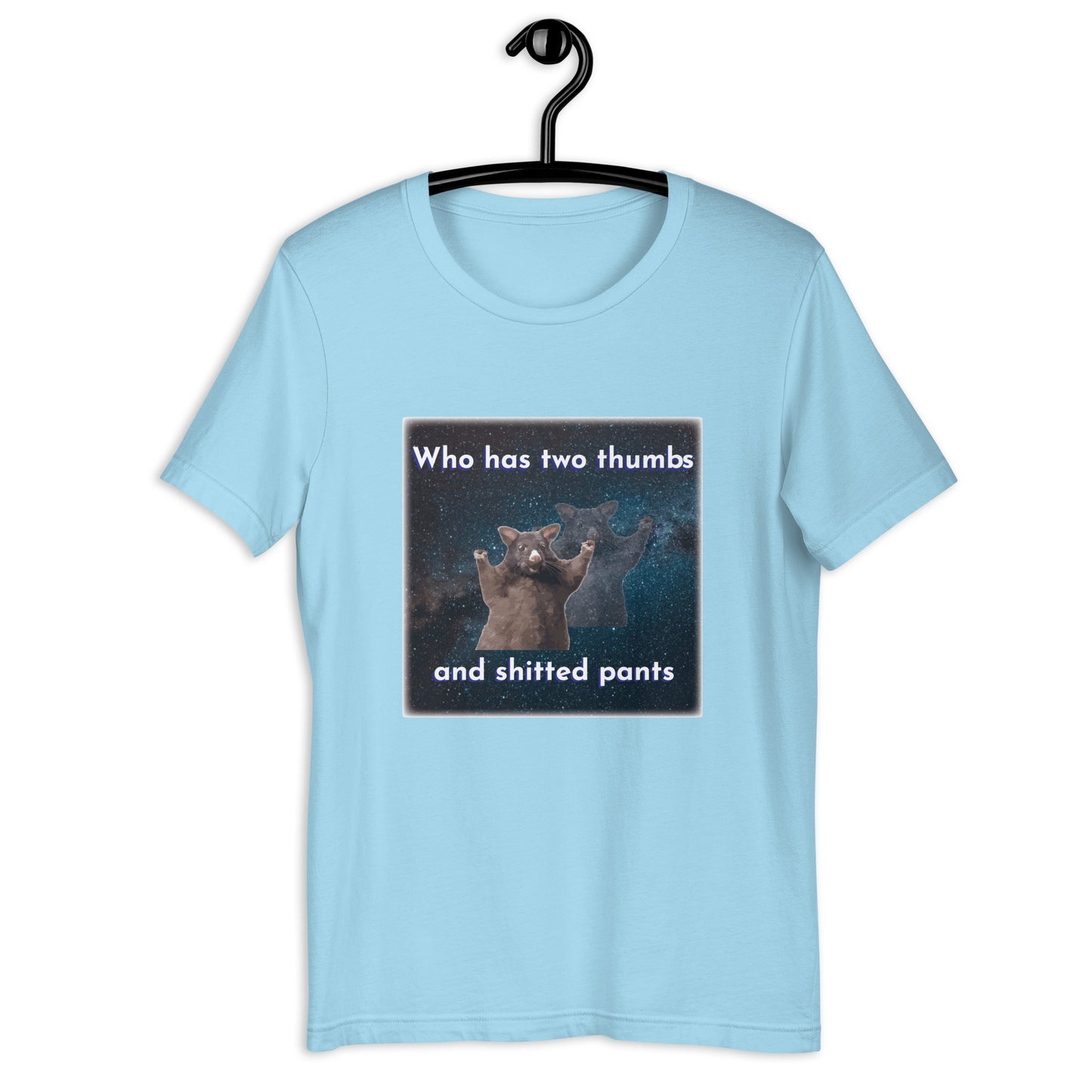 who has two thumbs Unisex t-shirt