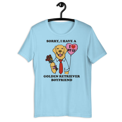 Golden Retriever Boyfriend Unisex t-shirt