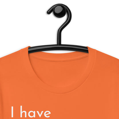 I have normal-looking genitals Unisex t-shirt