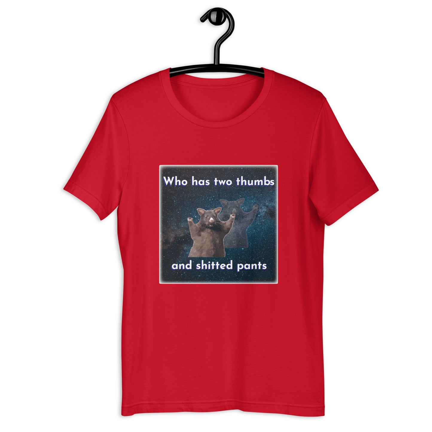 who has two thumbs Unisex t-shirt