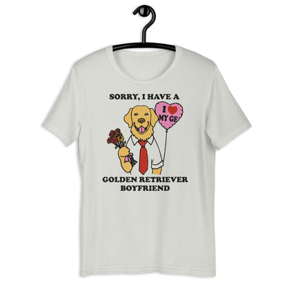 Golden Retriever Boyfriend Unisex t-shirt