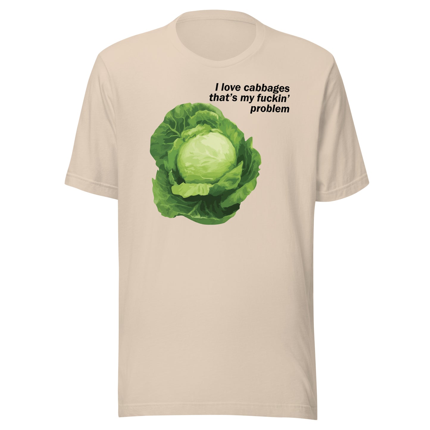 I Love Cabbages Unisex t-shirt