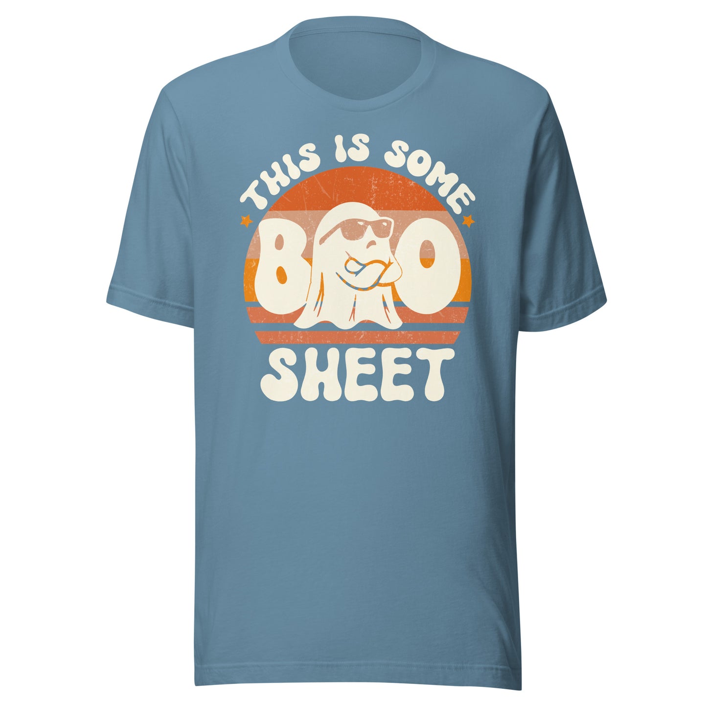 Esta es una camiseta unisex de Halloween de Boo Sheet