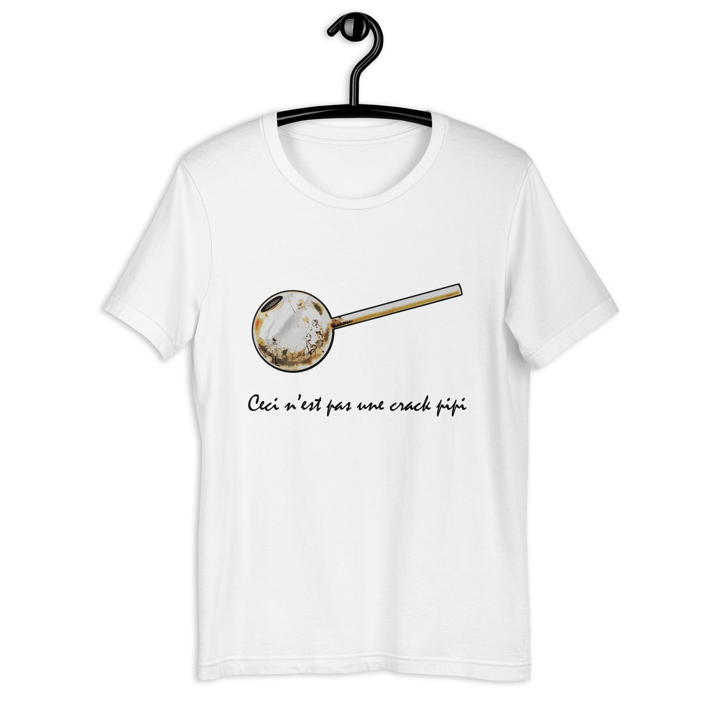 Ceci N'est Pas Une Crack Pipe Camiseta unisex