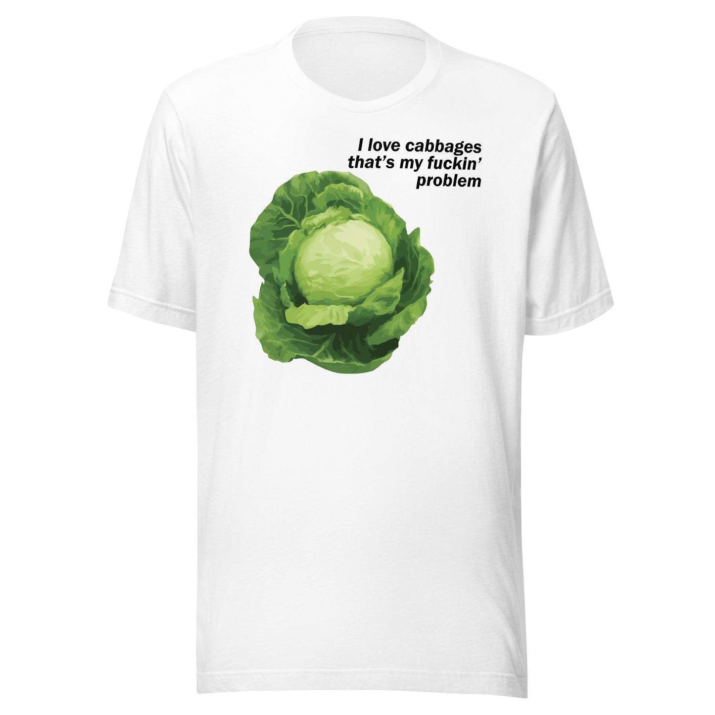 I Love Cabbages Unisex t-shirt