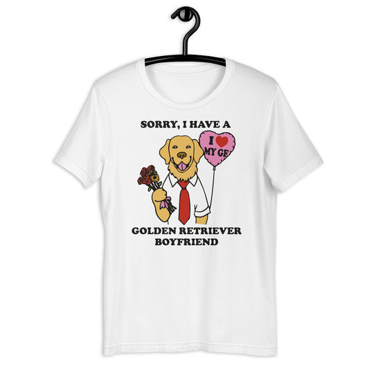 Golden Retriever Boyfriend Unisex t-shirt