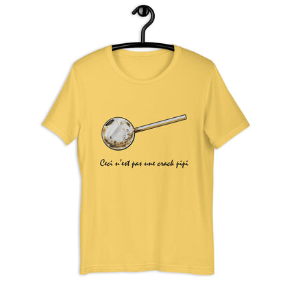 Ceci N'est Pas Une Crack Pipe Camiseta unisex