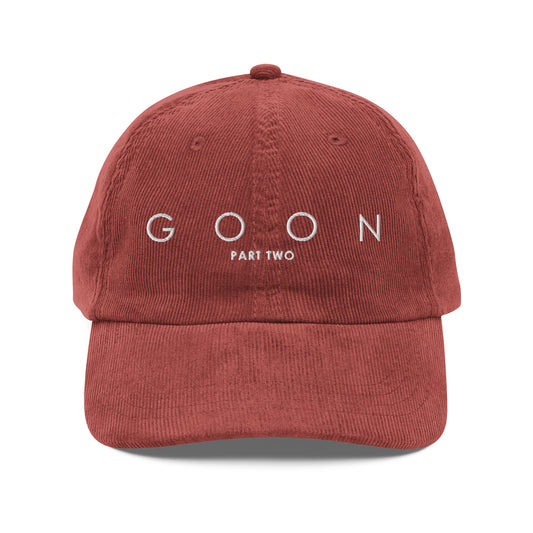 GOON PART TWO Vintage corduroy cap Hat