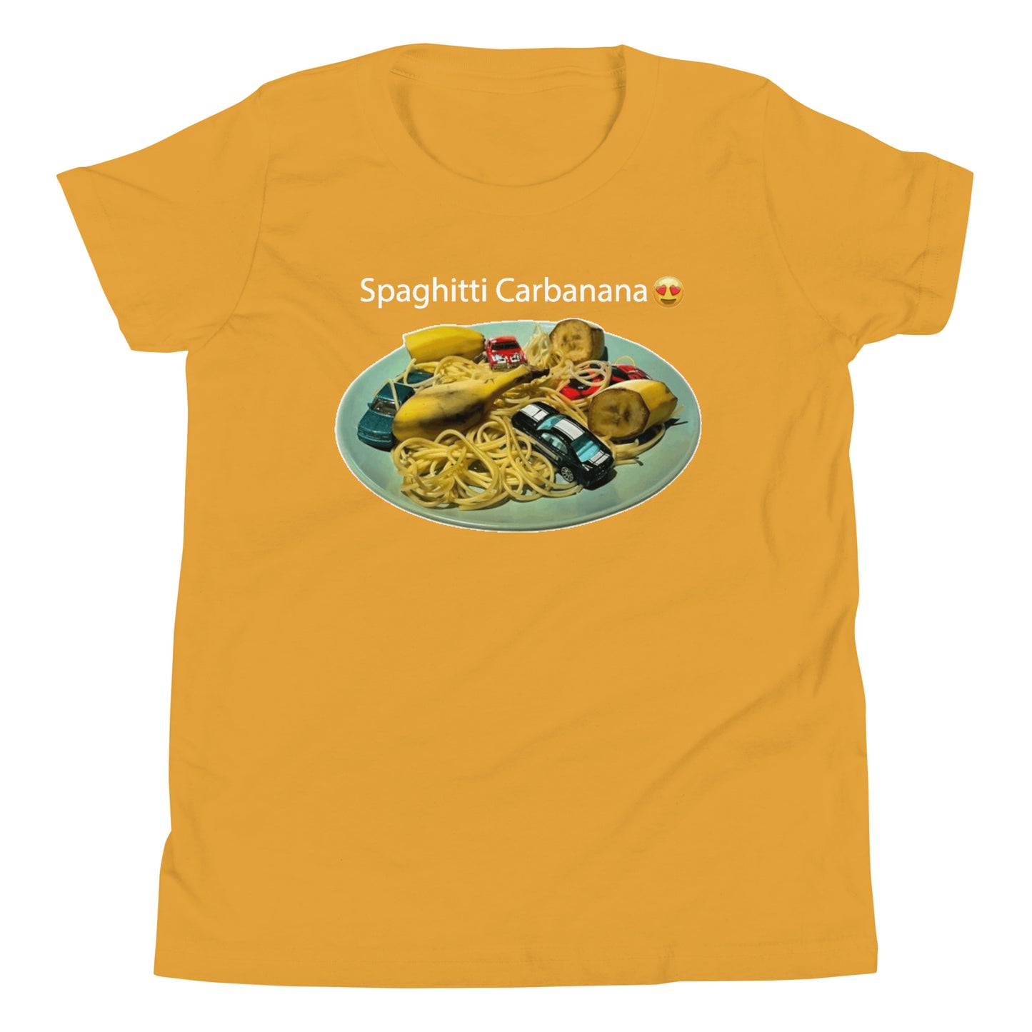 Spaghitti Carbanana Youth Short Sleeve T-Shirt
