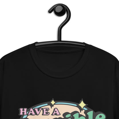 Que tengas un día terrible. Camiseta unisex de manga corta