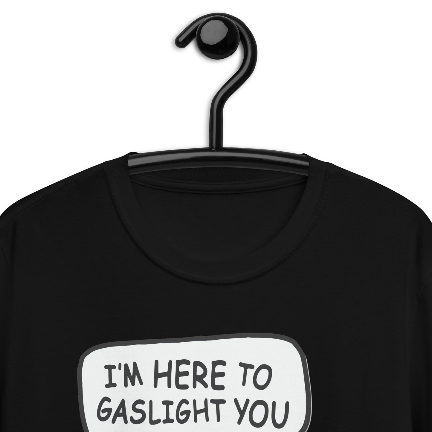 Clippy is here to gaslight you. Short-Sleeve Unisex T-Shirt