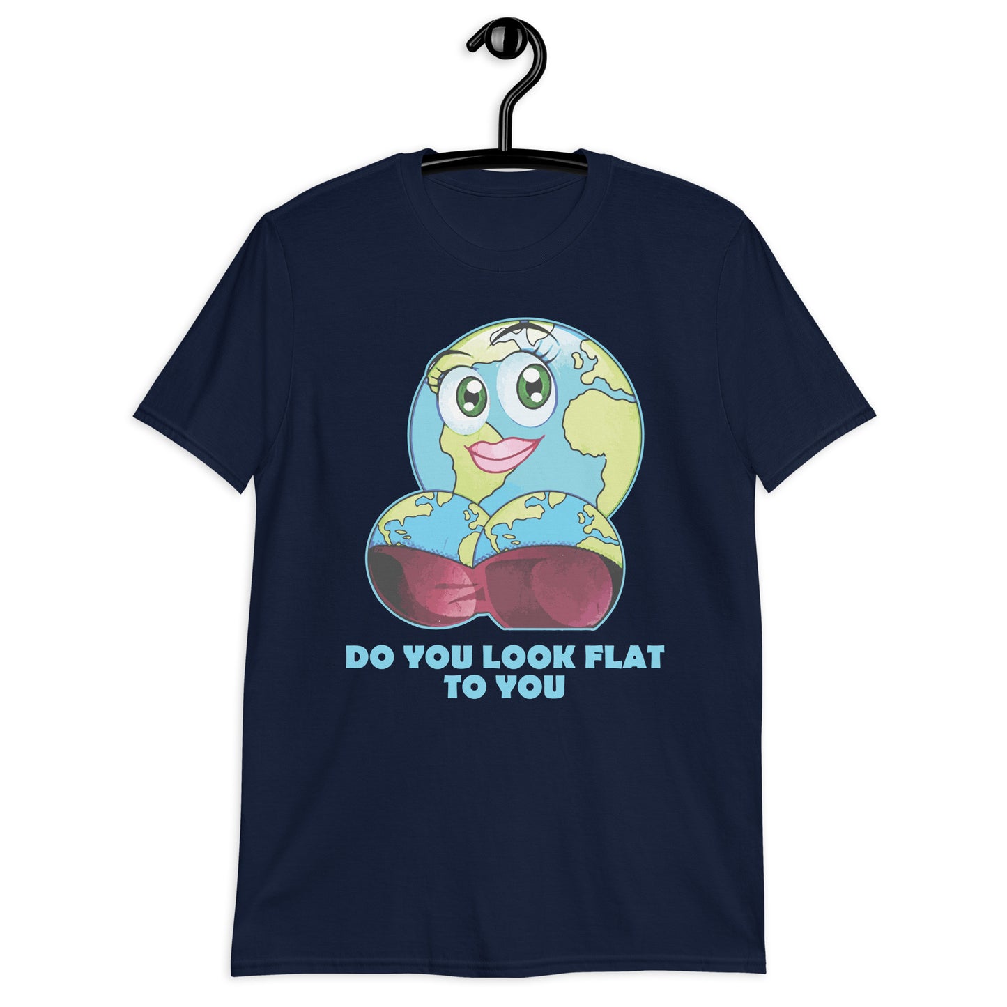 ¿Te ves plano? Camiseta unisex de manga corta