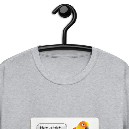 henlo pájaro meme camiseta unisex de manga corta