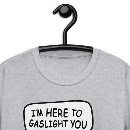 Clippy is here to gaslight you. Short-Sleeve Unisex T-Shirt