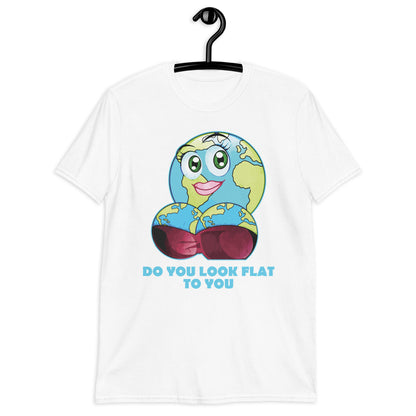 ¿Te ves plano? Camiseta unisex de manga corta