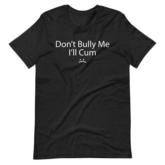Don’t Bully Me I’ll Cum Unisex t-shirt
