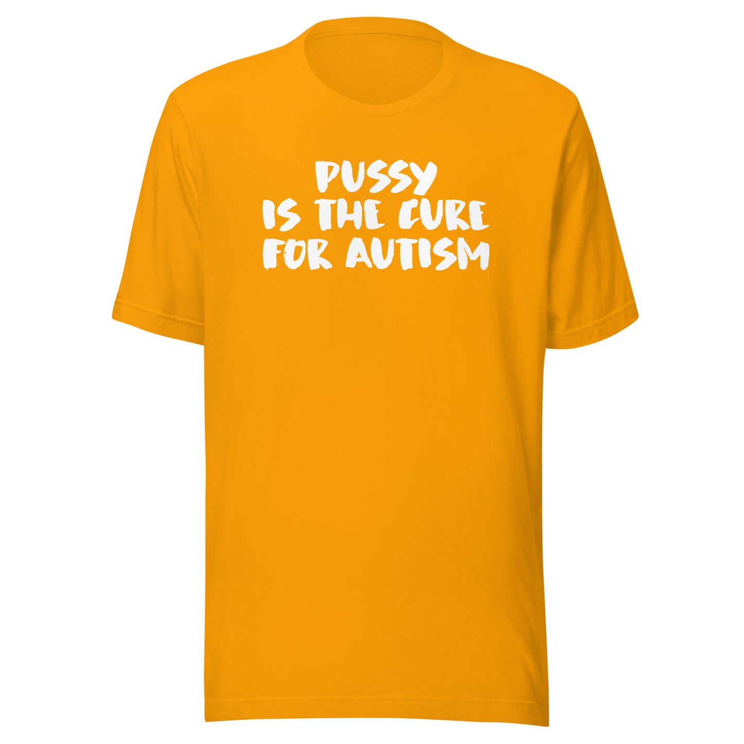 FOR AUTISM IS THE CURE PUSSY Unisex t-shirt