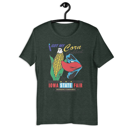 I got my corn cobbed at the Iowa State Fair Unisex t-shirt